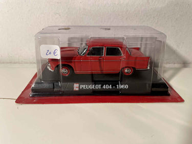 Peugeot 404 rouge de 1960 (blister) AUTO-PLUS Bernard Miniatures