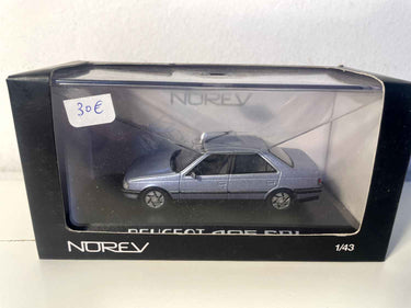 Peugeot 405 berline SRI bleue (Norev) Bernard Miniatures