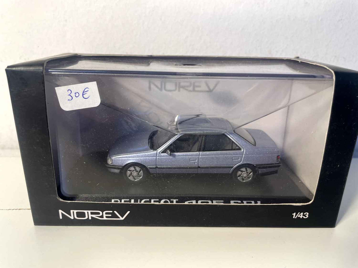 Peugeot 405 berline SRI bleue (Norev) Bernard Miniatures