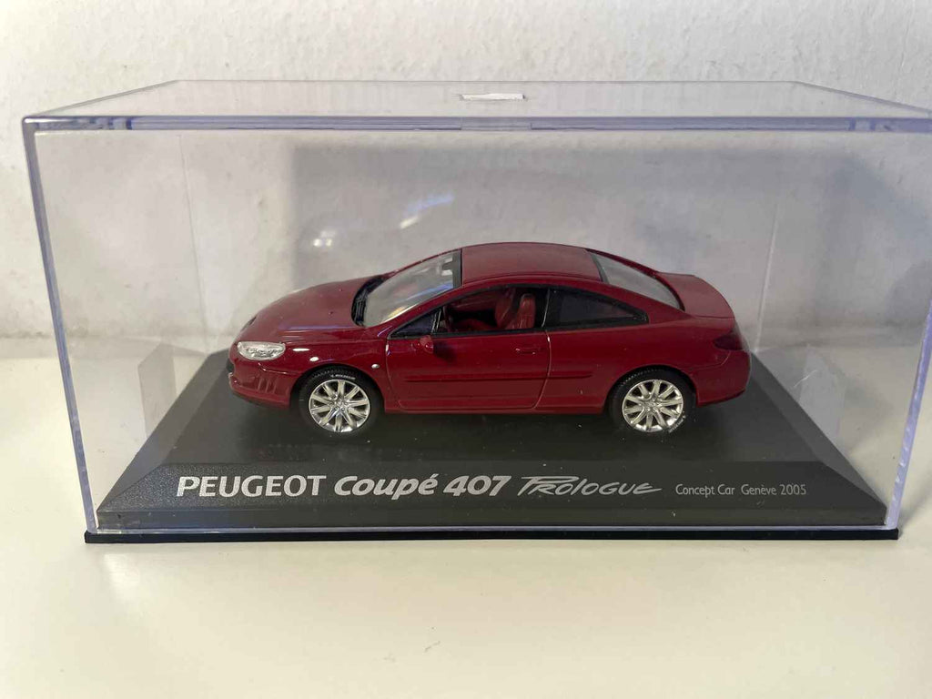 Peugeot 407 coupé Prologue bordeaux (Concept Car GENEVE 2005) (Norev) Bernard Miniatures