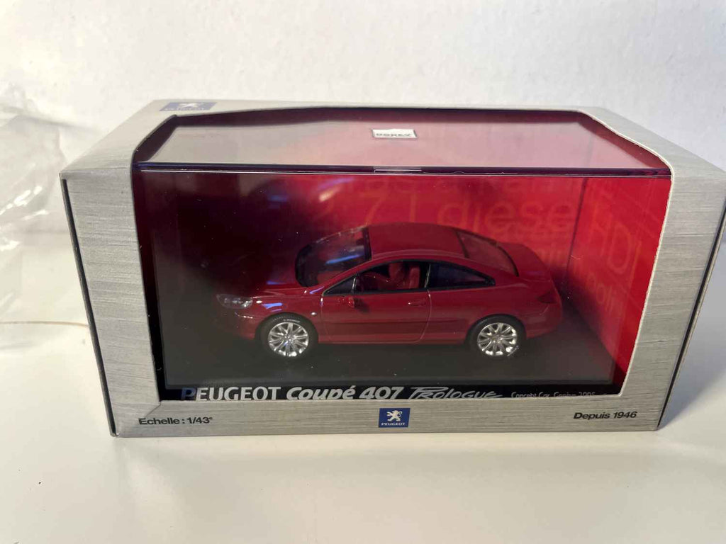 Peugeot 407 coupé Prologue bordeaux (Concept Car GENEVE 2005) (Norev) Bernard Miniatures