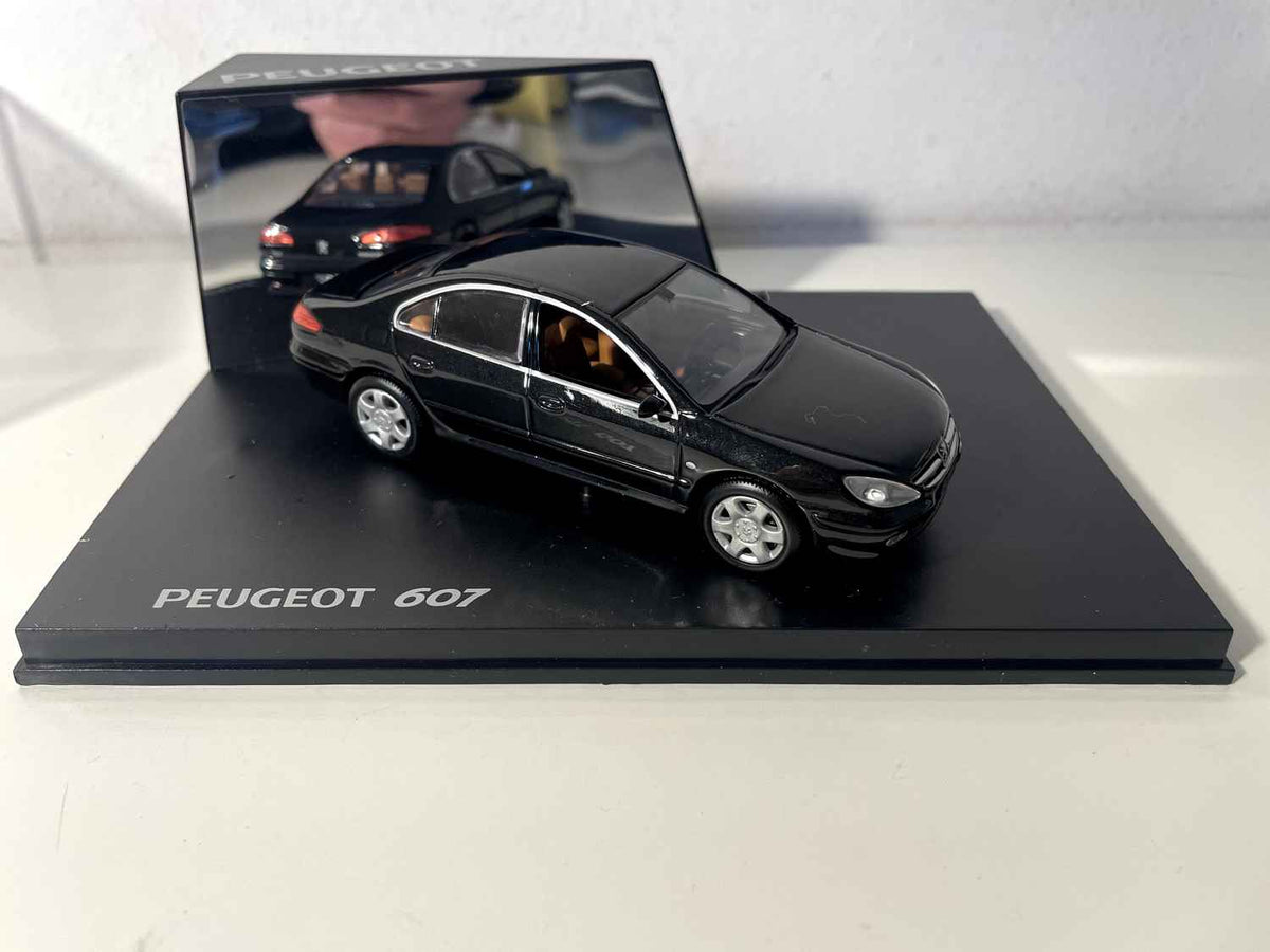 Peugeot 607 noire de 2000 (Coffret boite rectangle) Norev Bernard Miniatures