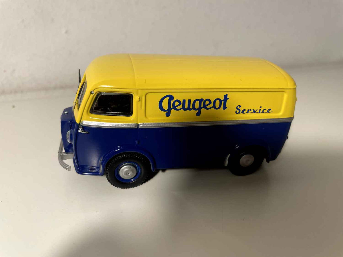 Peugeot D3A jaune et bleu SERVICE PEUGEOT (Gorgi) Bernard Miniatures