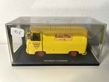 Peugeot J7 jaune avec publicité KODAK Bernard Miniatures