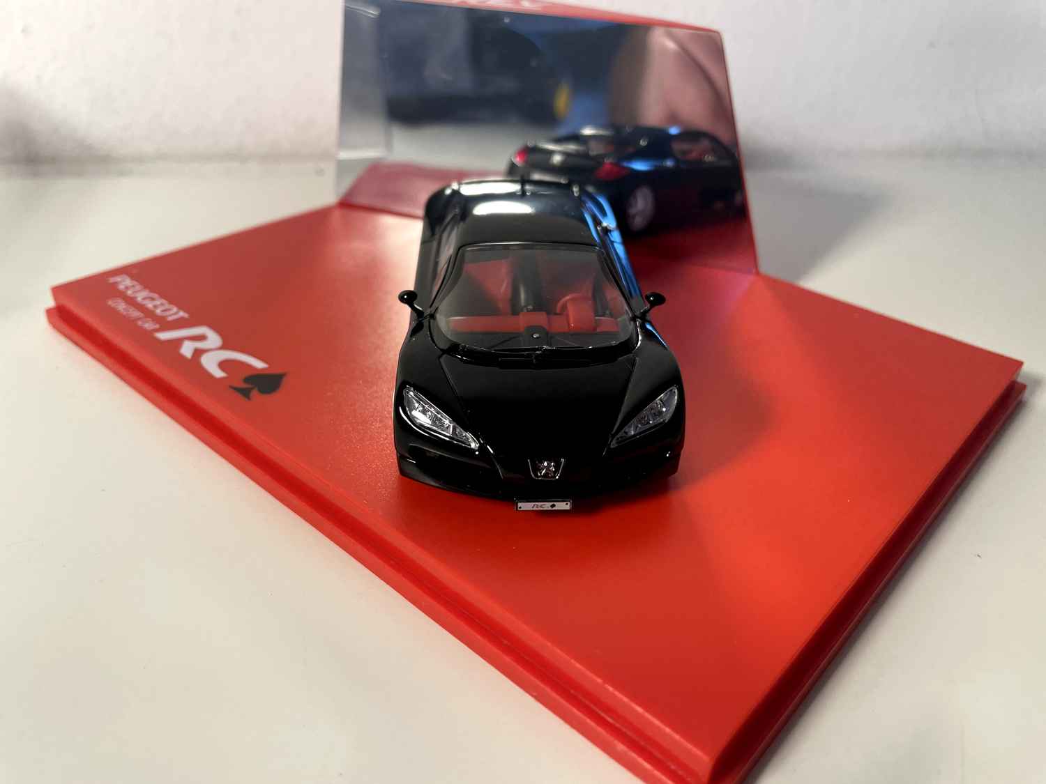 Peugeot RC Coeur noire Concet Car (coffret boite rectangle) Norev Bernard Miniatures