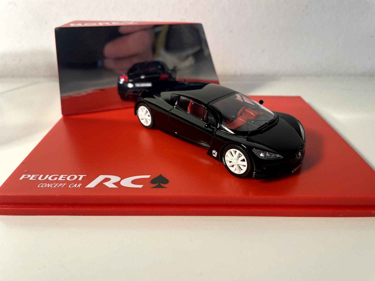 Peugeot RC Coeur noire Concet Car (coffret boite rectangle) Norev Bernard Miniatures
