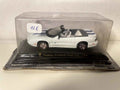 Pontiac Firebird Trans Am blanche et bleue de 1999 (voiture américaine) Bernard Miniatures