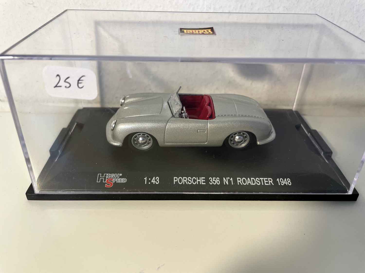 Porsche 356 N°1 Roadster grise de 1948 (Tauxycars) Bernard Miniatures