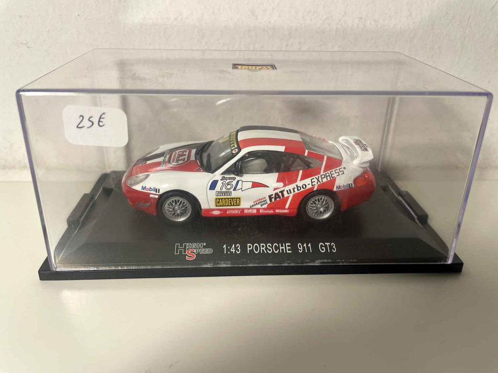 Porsche 911 GT3 blanche et rouge (Tauxycars) Bernard Miniatures