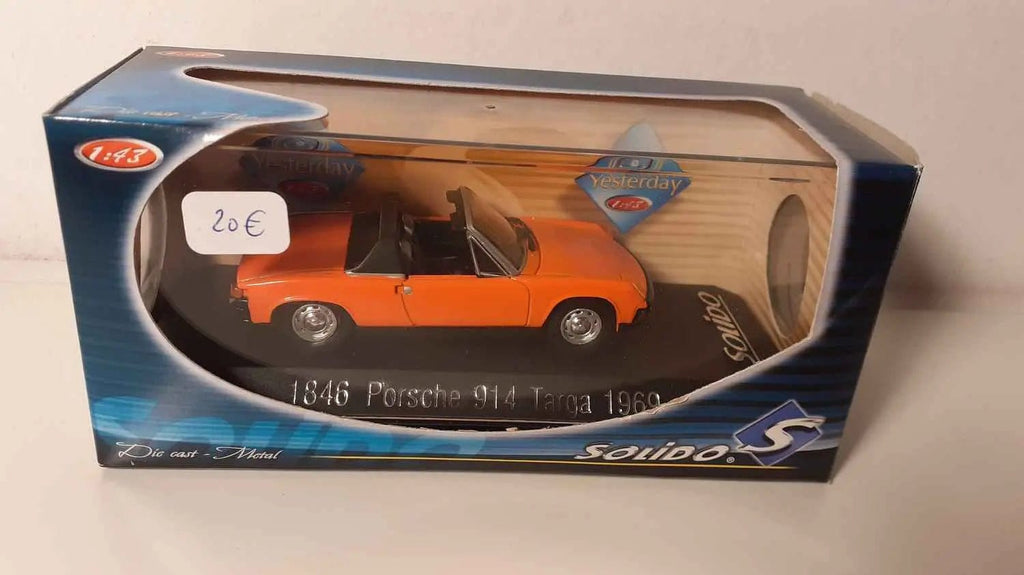 Porsche 914 Targa orange de 1969 (Solido référence 1846) Bernard Miniatures