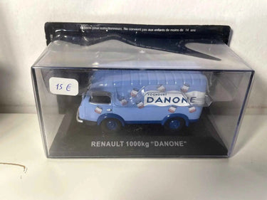 Renault 1000 Kg bleu avec publicité DANONE Bernard Miniatures