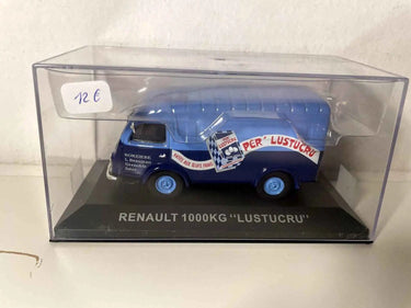 Renault 1000 Kg bleue avec la publicité LUSTUCRU Bernard Miniatures