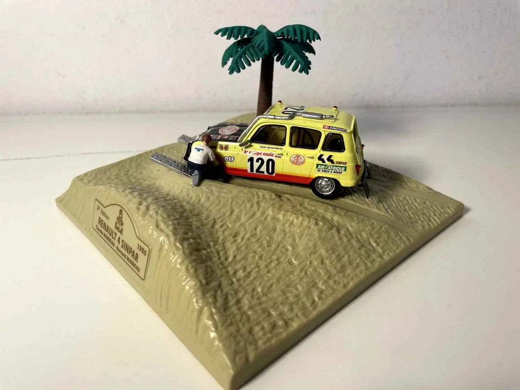 Renault 4 Sinpar N° 120 (rallye Paris - Dakar 1980) Bernard Miniatures