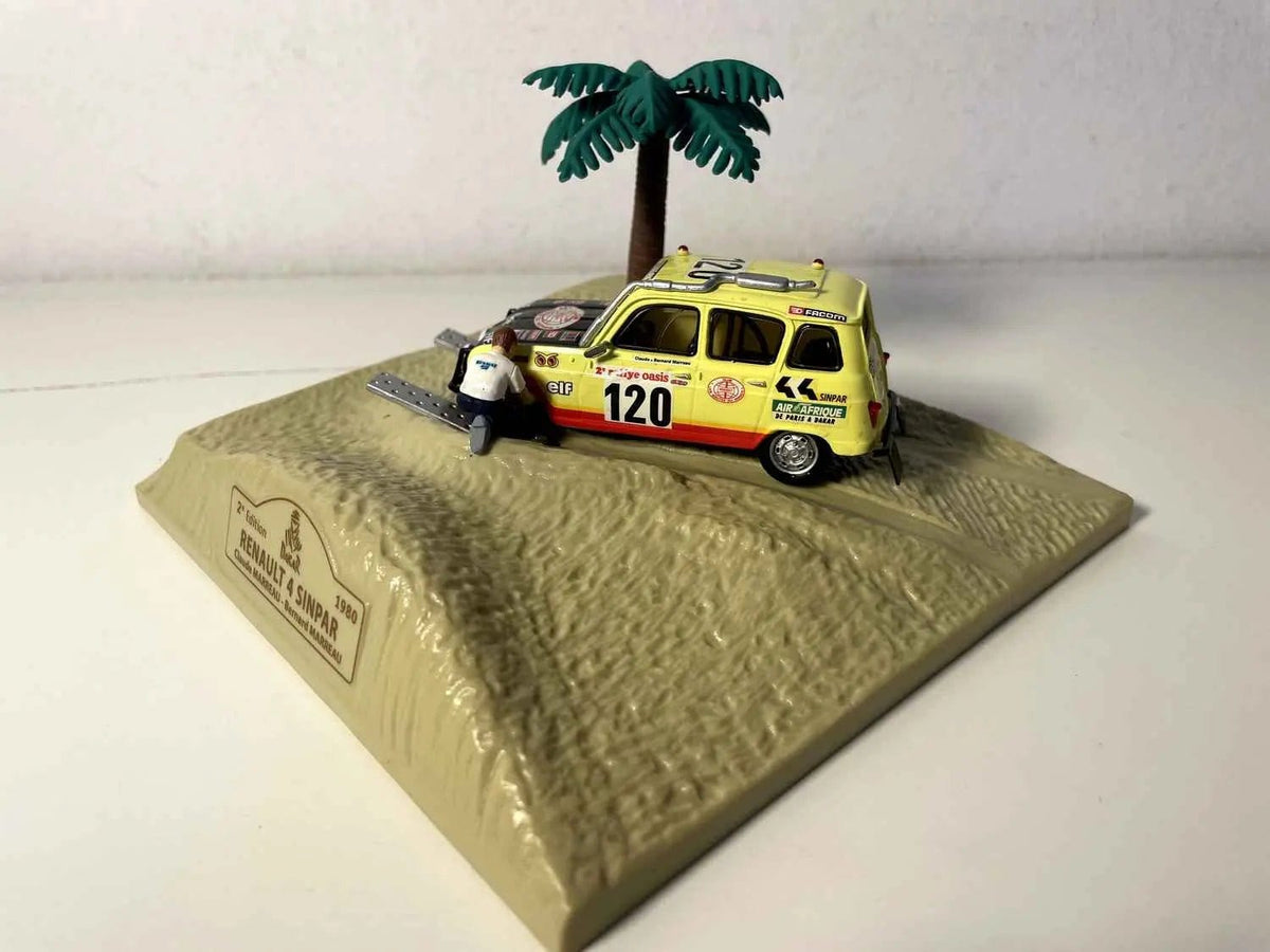 Renault 4 Sinpar N° 120 (rallye Paris - Dakar 1980) Bernard Miniatures