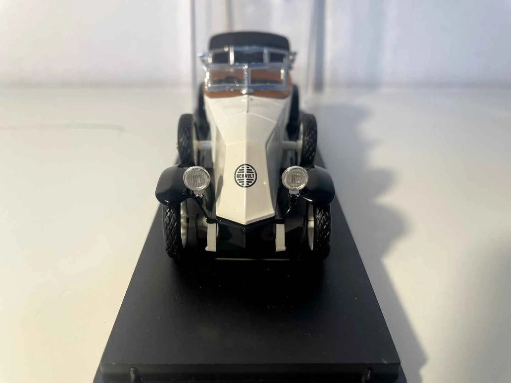Renault 40 CV Sport blanc cassé et maron de 1923 (collection RIO) Bernard Miniatures