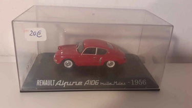 Renault Alpine A106 Mille Miles rouge de 1956 (grande boite plexi) Bernard Miniatures