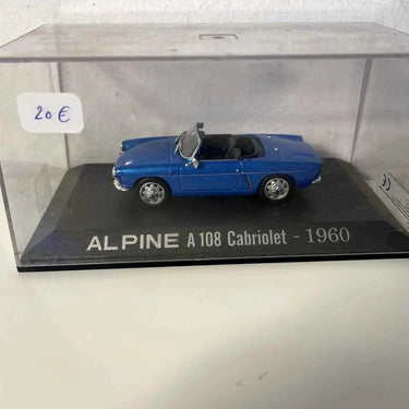 Renault Alpine A108 cabriolet bleue de 1960 Bernard Miniatures