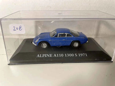 Renault Alpine A110 1300S bleue de 1971 (collection Mes Voitures Mythiques) SANS boite en carton Bernard Miniatures
