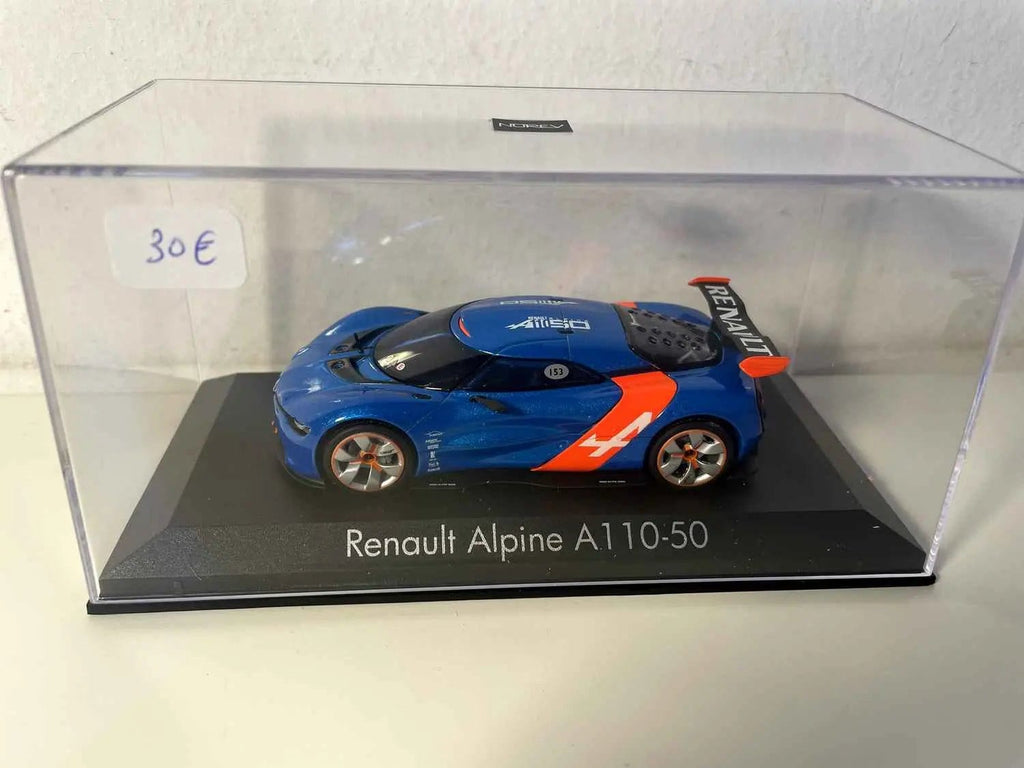 Renault Alpine A110-50 bleue et orange (Norev) Bernard Miniatures