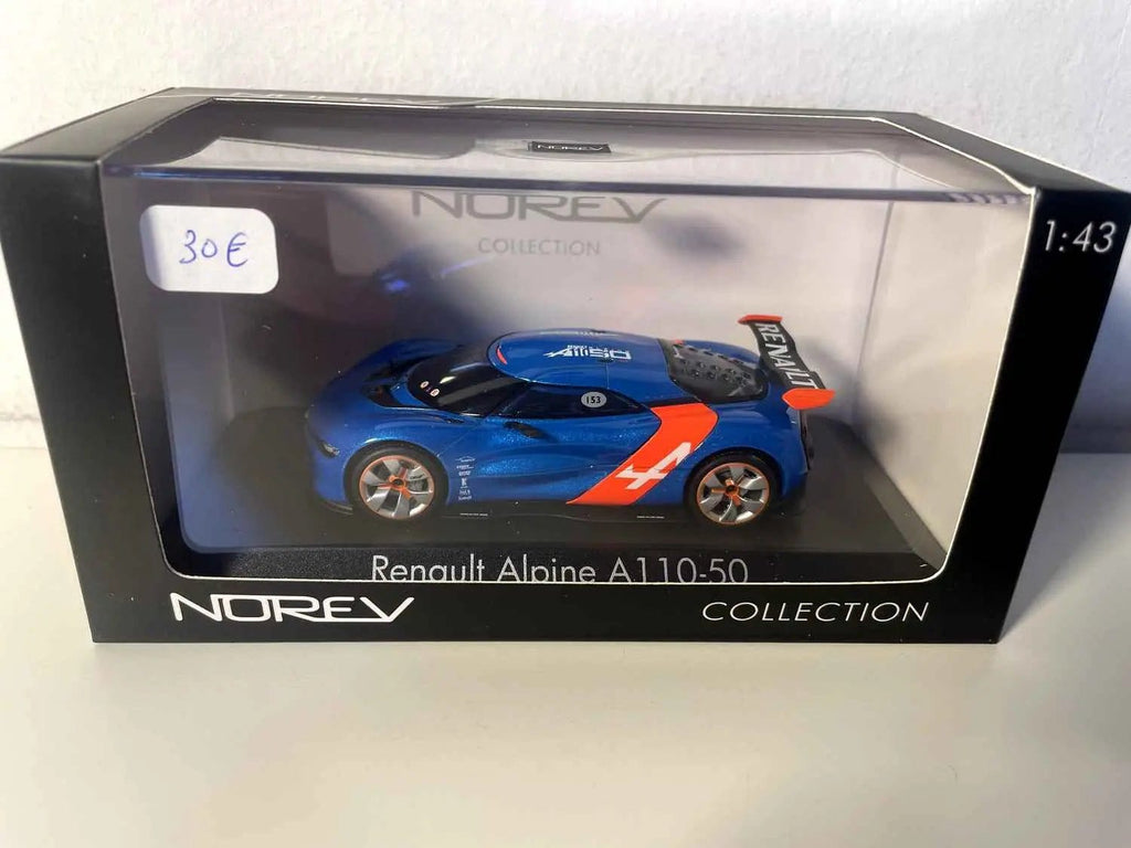 Renault Alpine A110-50 bleue et orange (Norev) Bernard Miniatures