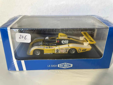 Renault Alpine A442B jaune, noire et blanche (La Saga Gordini) Bernard Miniatures
