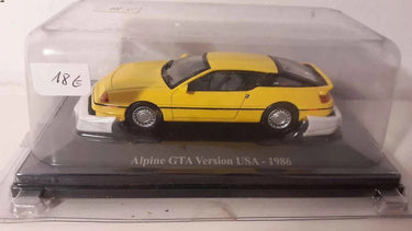 Renault Alpine GTA version USA jaune de 1986 Bernard Miniatures