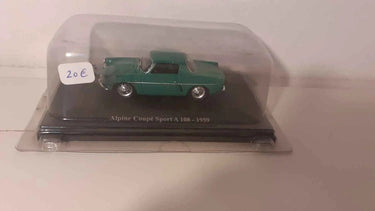 Renault Alpine coupé sport A108 verte de 1959 Bernard Miniatures