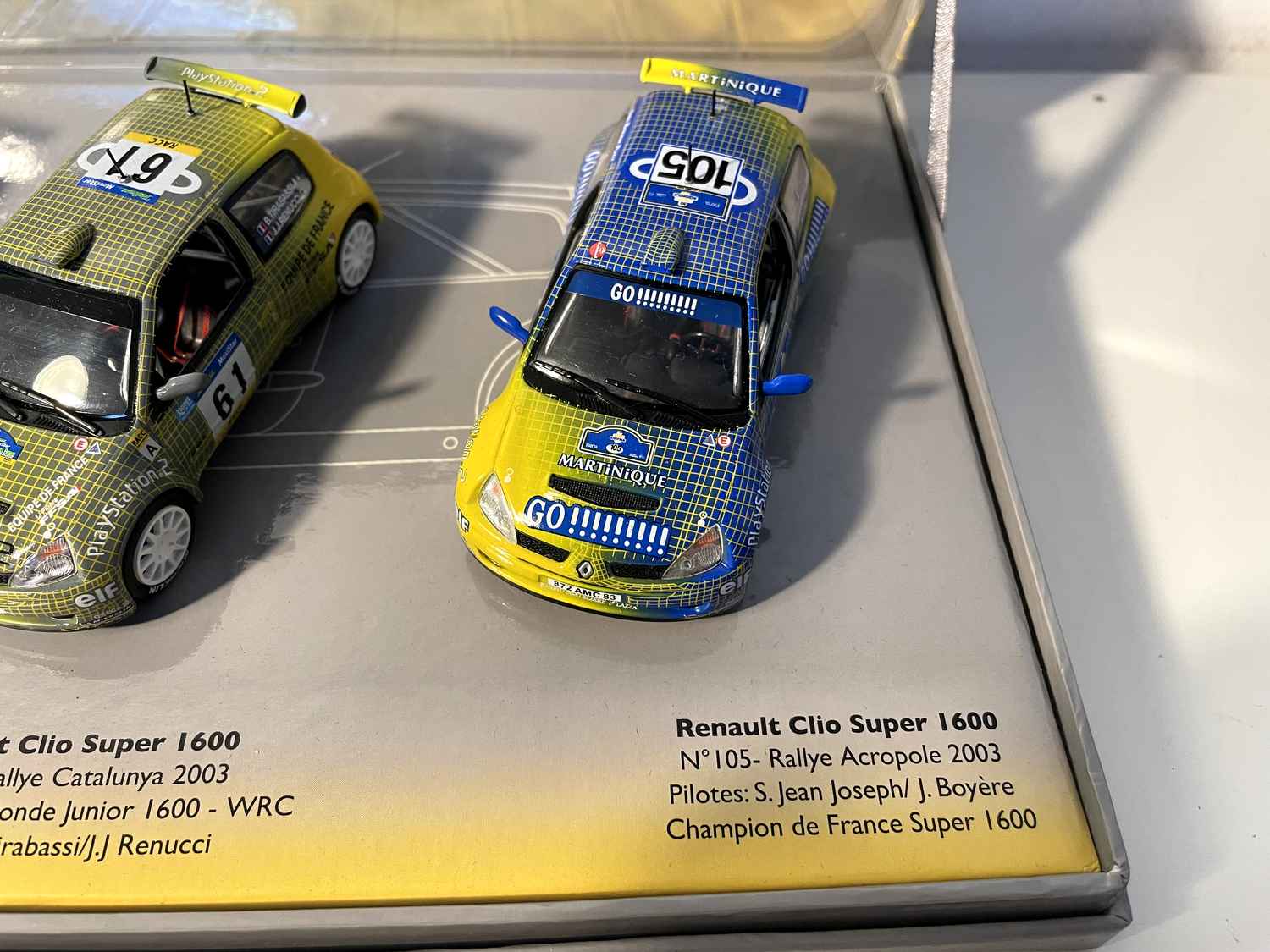 Renault Clio Super 1600 (coffret collector avec 3 voitures) Bernard Miniatures
