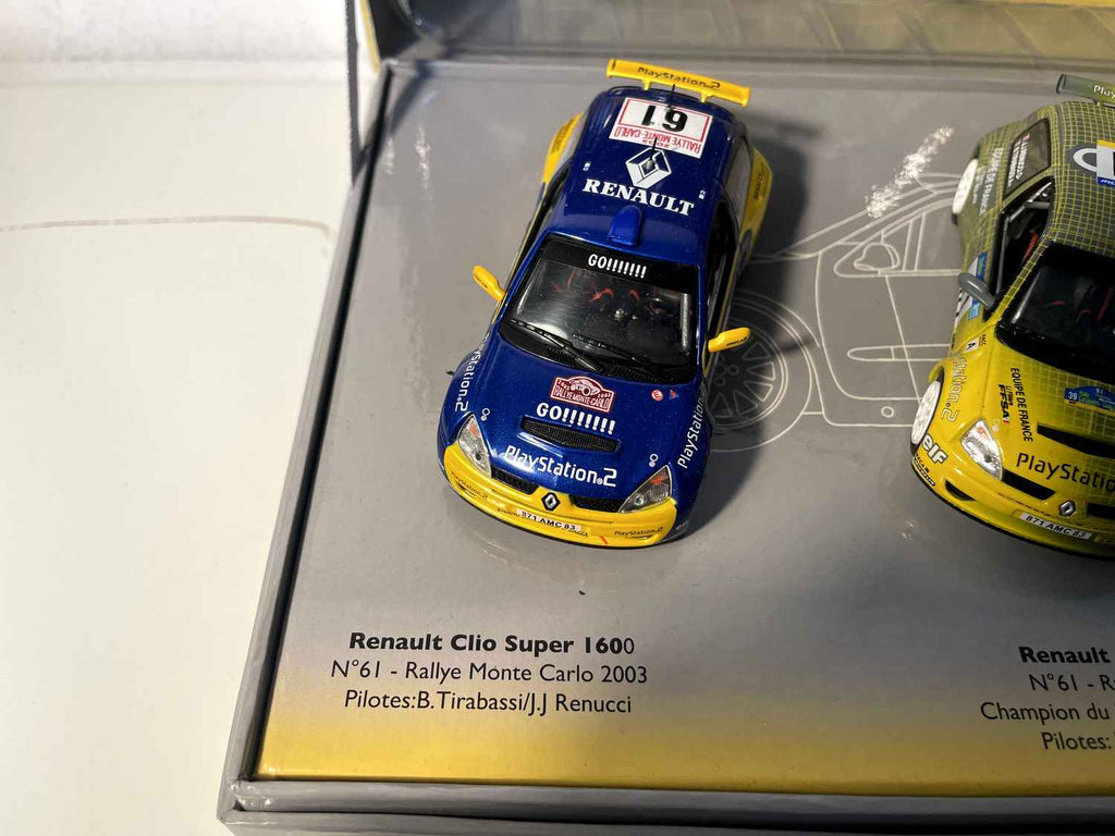 Renault Clio Super 1600 (coffret collector avec 3 voitures) Bernard Miniatures