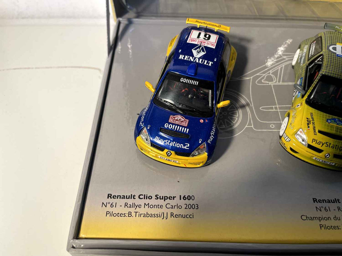 Renault Clio Super 1600 (coffret collector avec 3 voitures) Bernard Miniatures