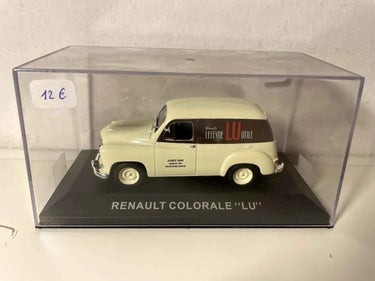 Renault Colorale beige et marron avec la publicité LU (Lefèvre et Utile) Bernard Miniatures