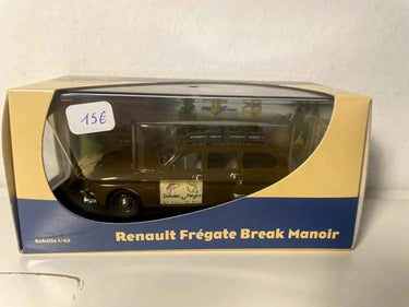 Renault Frégate break Manoir marron avec la publicité DOMAINE DES FORGES Bernard Miniatures