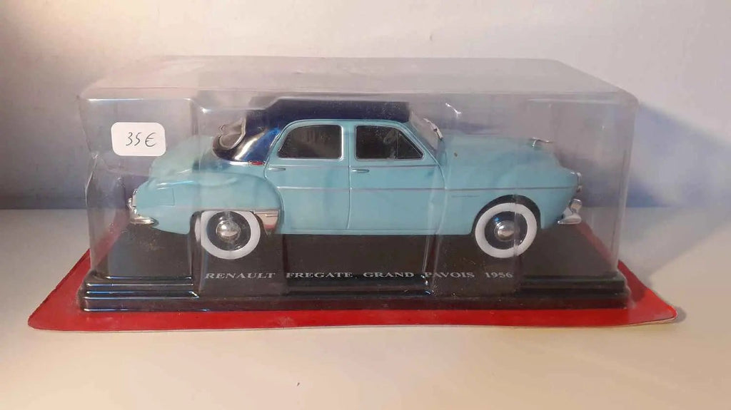 Renault Frégate grand Pavois bleue claire et toit bleu foncé de 1956 (échelle 1/24ème) Bernard Miniatures