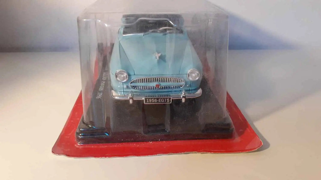 Renault Frégate grand Pavois bleue claire et toit bleu foncé de 1956 (échelle 1/24ème) Bernard Miniatures