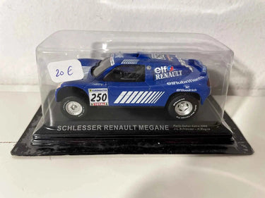 Renault Mégane Schlesser bleue (rallye Paris - Dakar - Le Caire de 2000) sous blister Bernard Miniatures