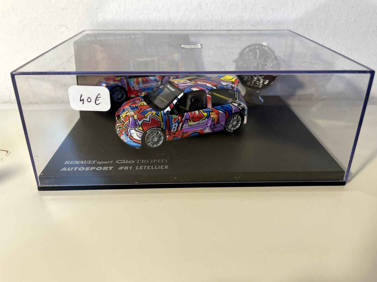 Renault Sport Clio Trophy AUTOSPORT numéro 81 (Letellier) (coffret boite rectangle) Bernard Miniatures
