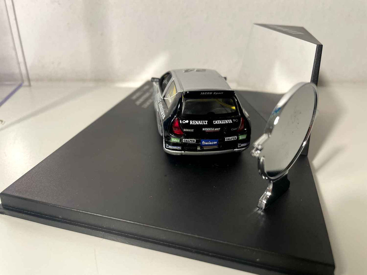 Renault Sport Clio Trophy noire et grise numéro 24 (Renault Catalunya) (coffret boite rectangle) Bernard Miniatures