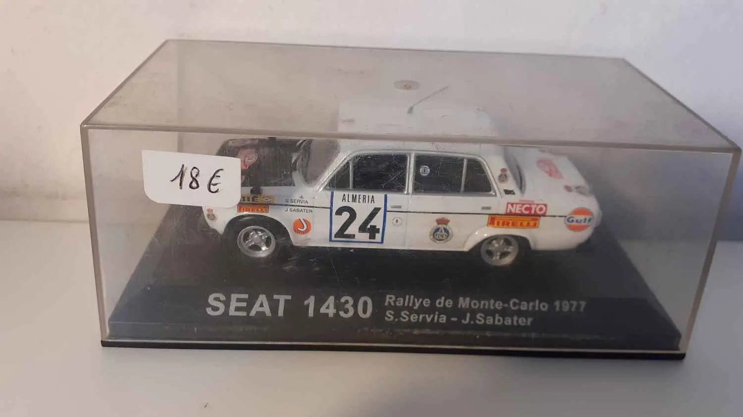 Seat 1430 (rallye de Monté-Carlo de 1977) Bernard Miniatures