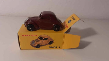 Simca 5 marron Dinky-Toys (Edition Atlas) Bernard Miniatures