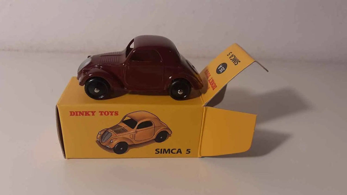 Simca 5 marron Dinky-Toys (Edition Atlas) Bernard Miniatures
