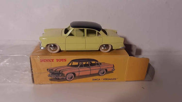 Simca Versailles jaune et toit noir Dinky-Toys (Editions Atlas) Bernard Miniatures