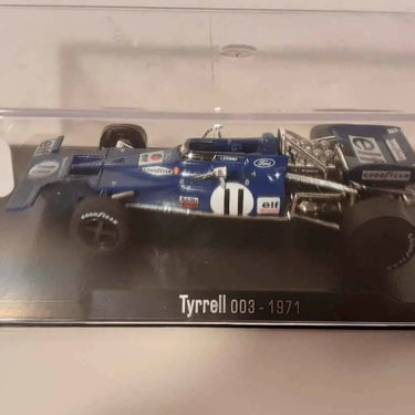 Tyrrell 003 bleue numéro 11 de 1971 (Formule 1) Bernard Miniatures