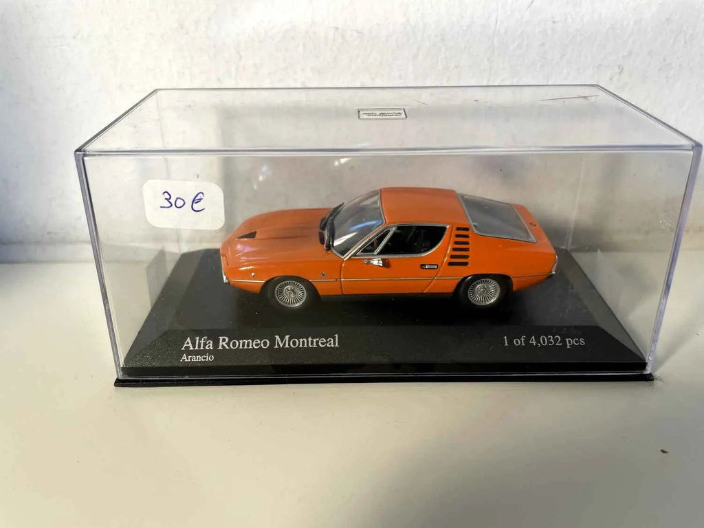 Voiture Miniature Alfa Roméo Montréal orange de 1973 (Minichamps) - Bernard Miniatures