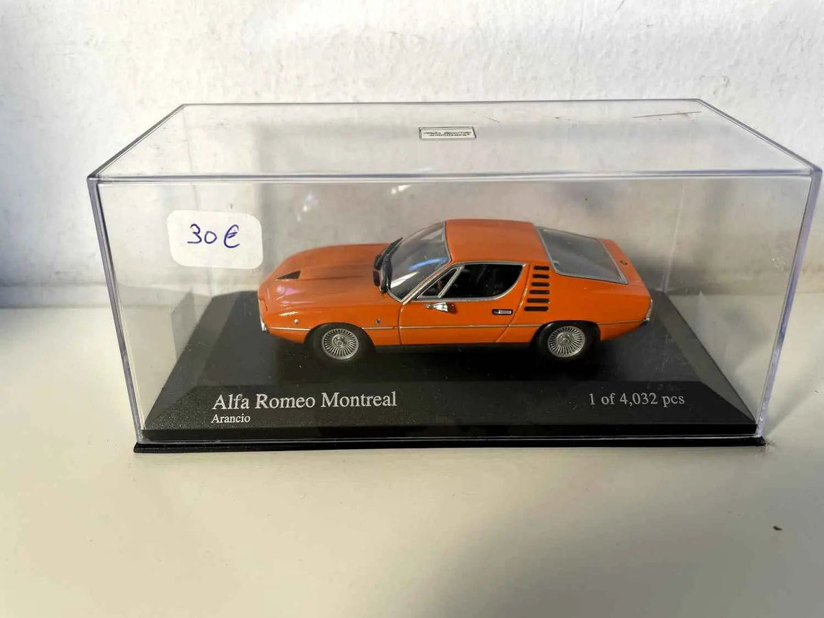 Voiture Miniature Alfa Roméo Montréal orange de 1973 (Minichamps) - Bernard Miniatures