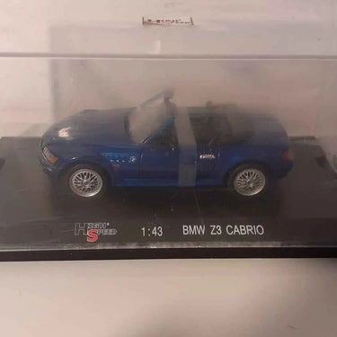 Voiture Miniature BMW Z3 cabriolet bleue - Bernard Miniatures