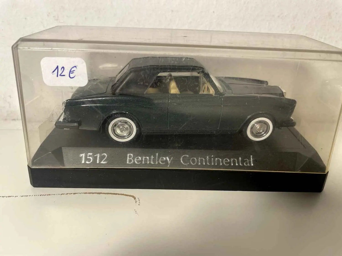 Voiture Miniature Bentley Continental verte foncée (voiture américaine) - Solido référence 1512 - Bernard Miniatures