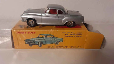 Voiture Miniature Borgward coupé Isabella grise Dinky-Toys (Editions Atlas) - Bernard Miniatures