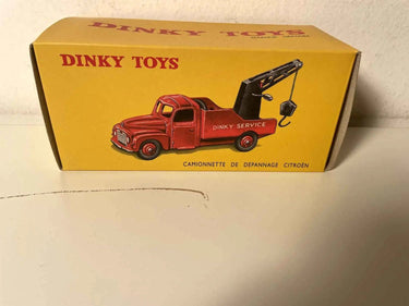 Voiture Miniature Camionnette de dépannage Citroën rouge Dinky-Toys (éditions Atlas) - Bernard Miniatures