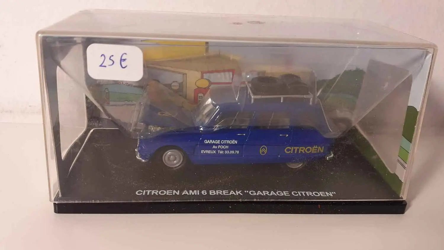 Voiture Miniature Citroën Ami 6 break "Garage Citroën" - Bernard Miniatures