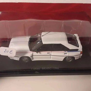 Voiture Miniature Citroën BX 4TC blanche de 1986 - Bernard Miniatures